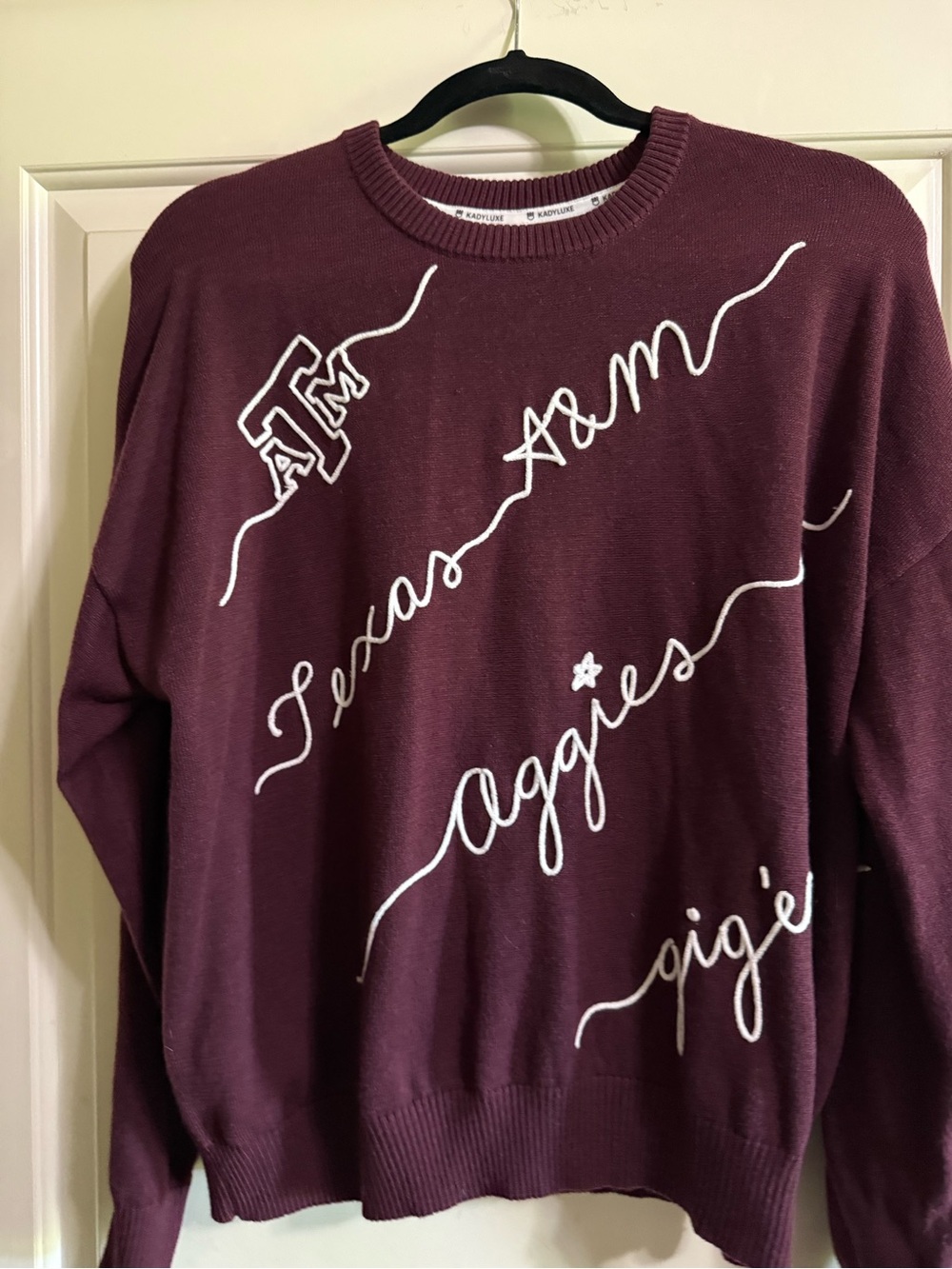 Texas A&M KADYLUXE Love Note Sweater - Women's